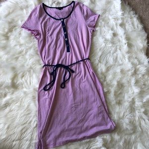 Lands’ End Striped Nautical Dress